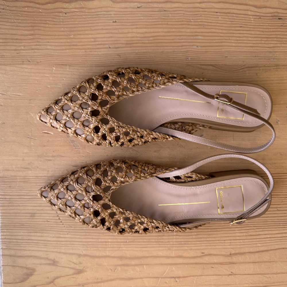 Dolce Vita Tan Woven Sandals
